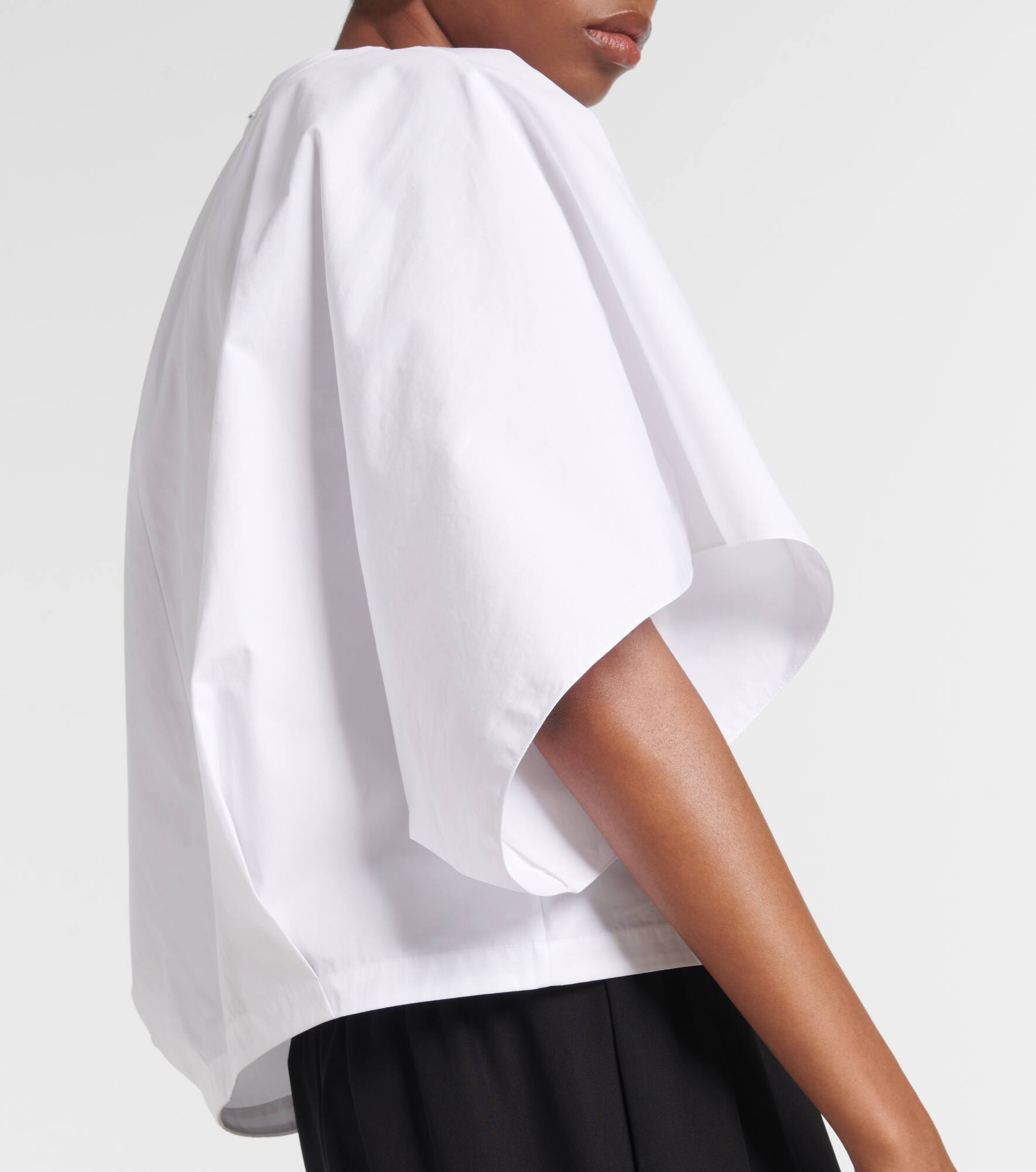 Tenley draped cotton top - 5