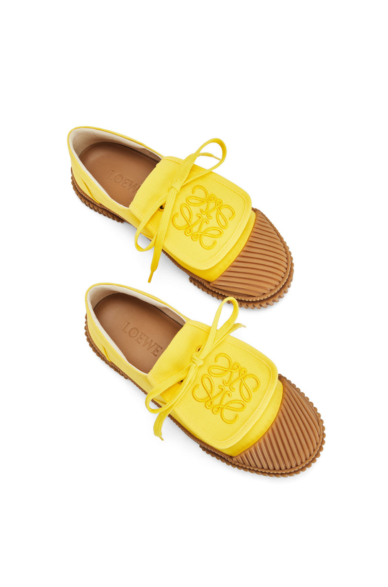 Anagram flap sneaker in canvas 3