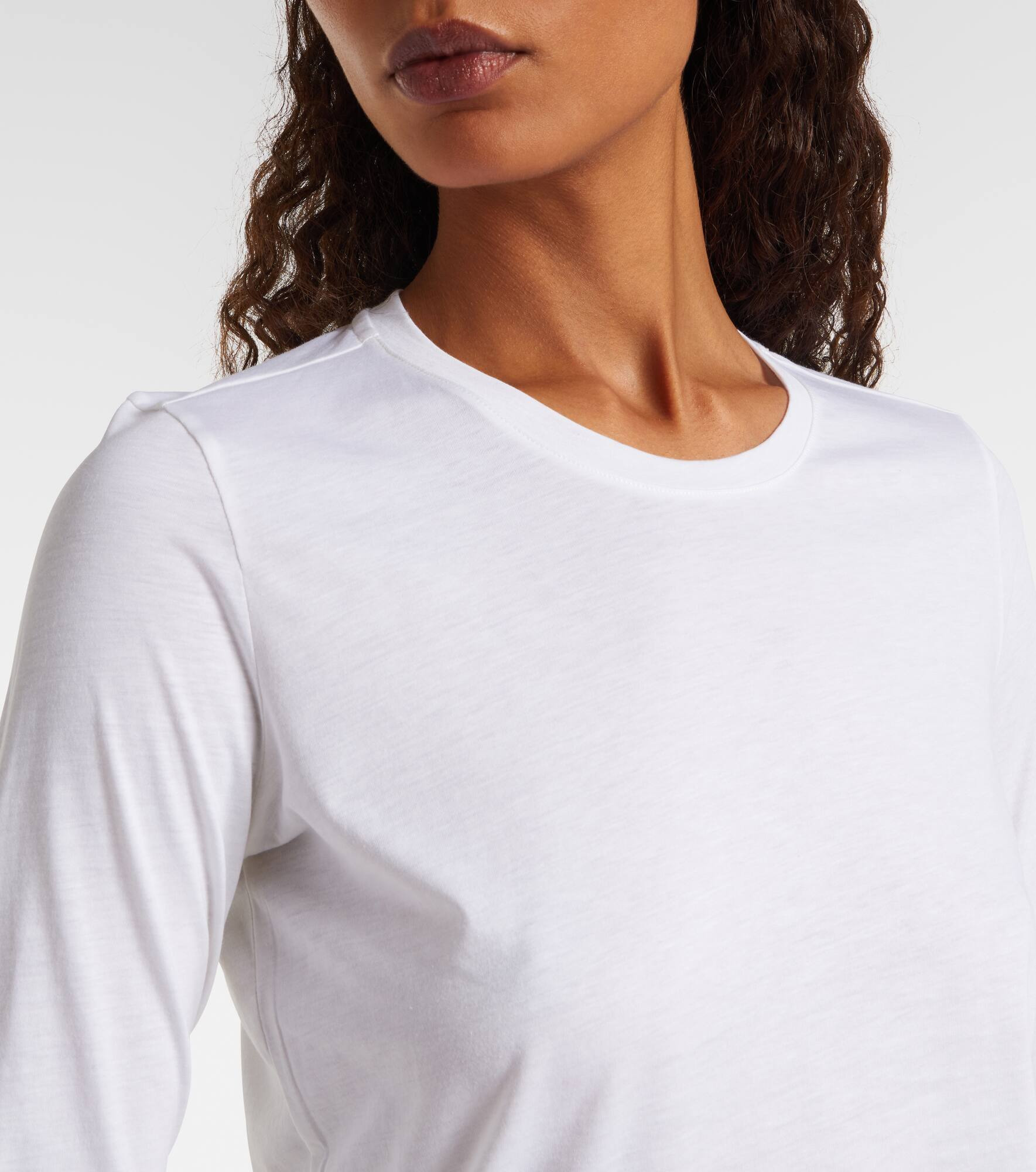 Cotton and silk jersey T-shirt - 4