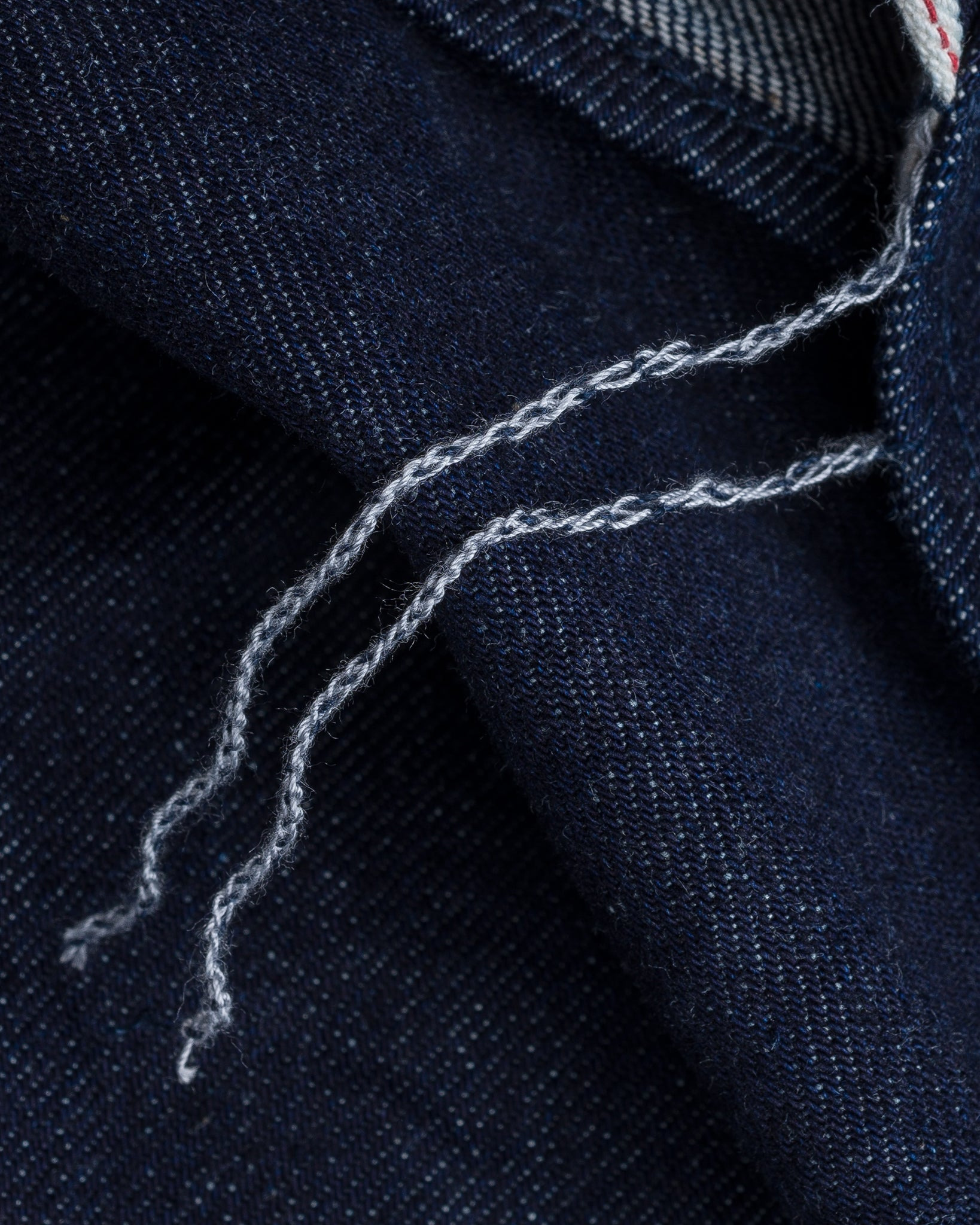 IHSH-33-T 12oz Selvedge Denim Western Shirt With Tonal Stitching - Indigo - 24