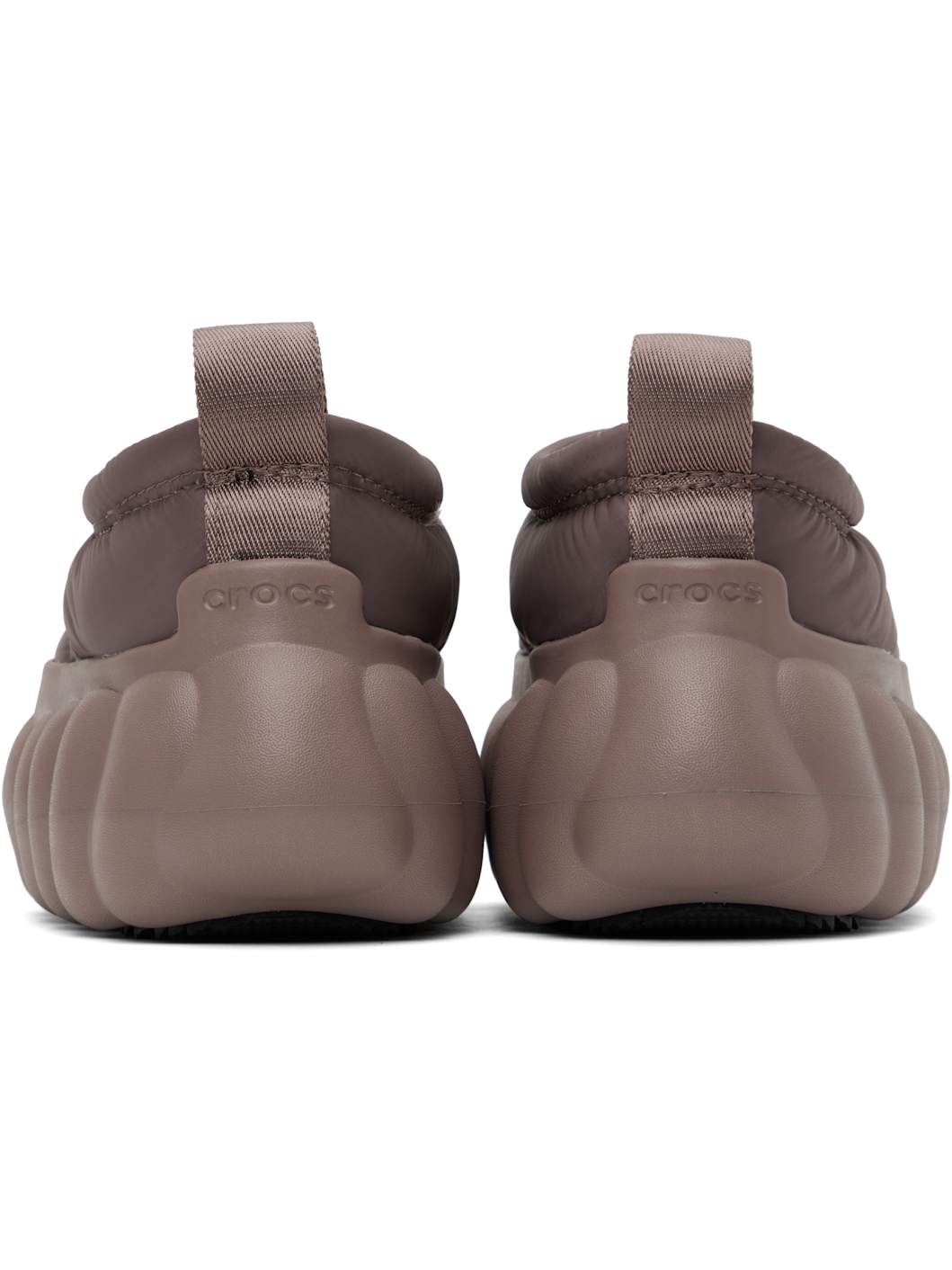 Brown Overpuff Shorty Loafers - 2