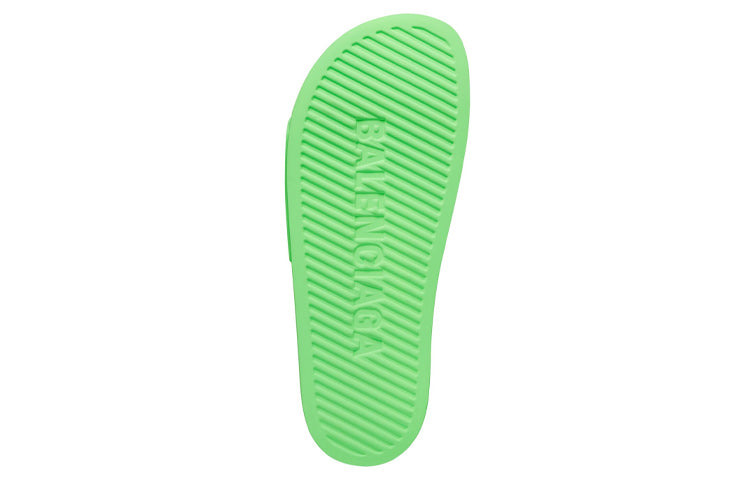 Balenciaga Pool Slides 'Fluo Green' 565826W1S823590 - 4