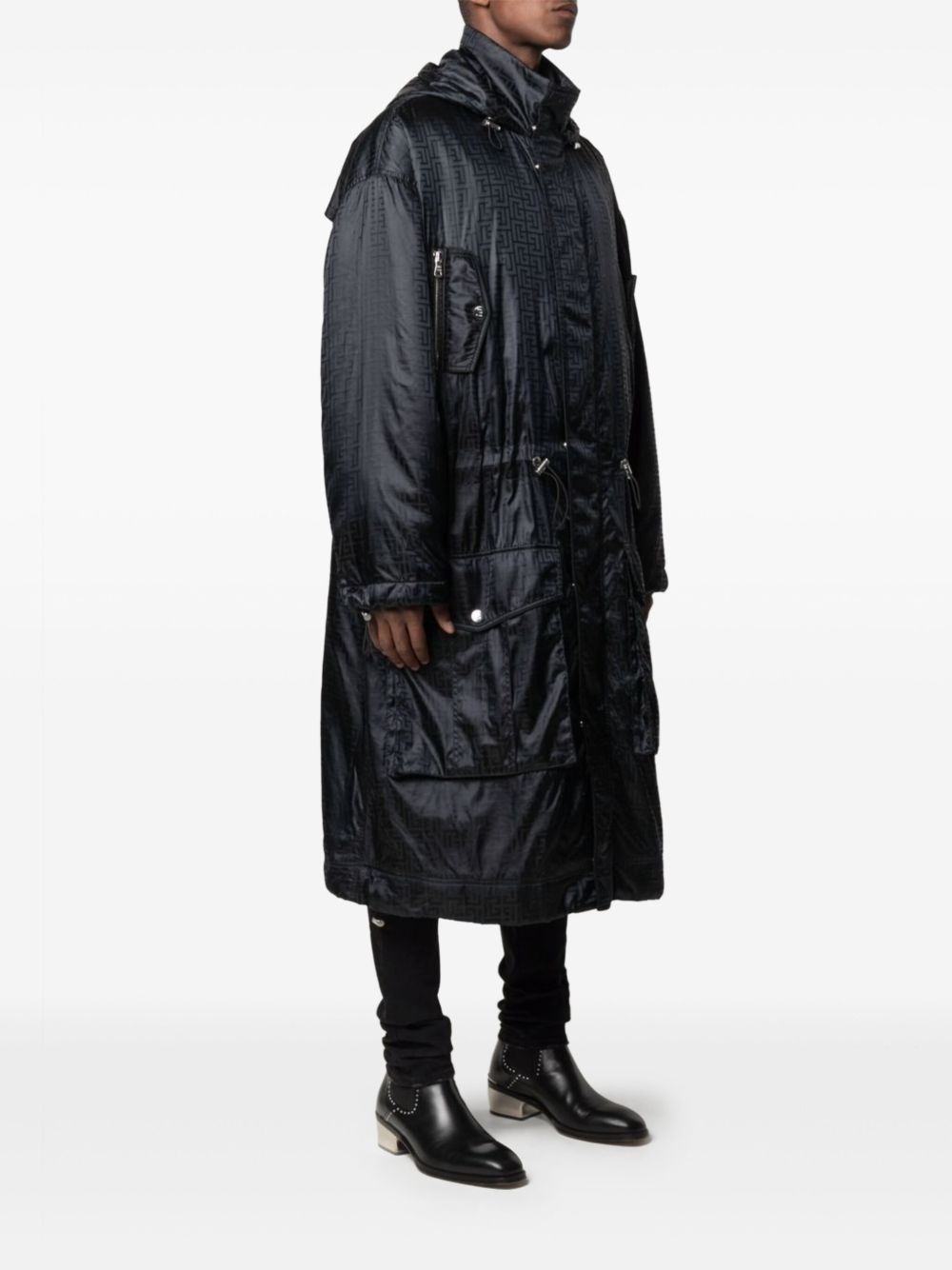 hooded coat - 2