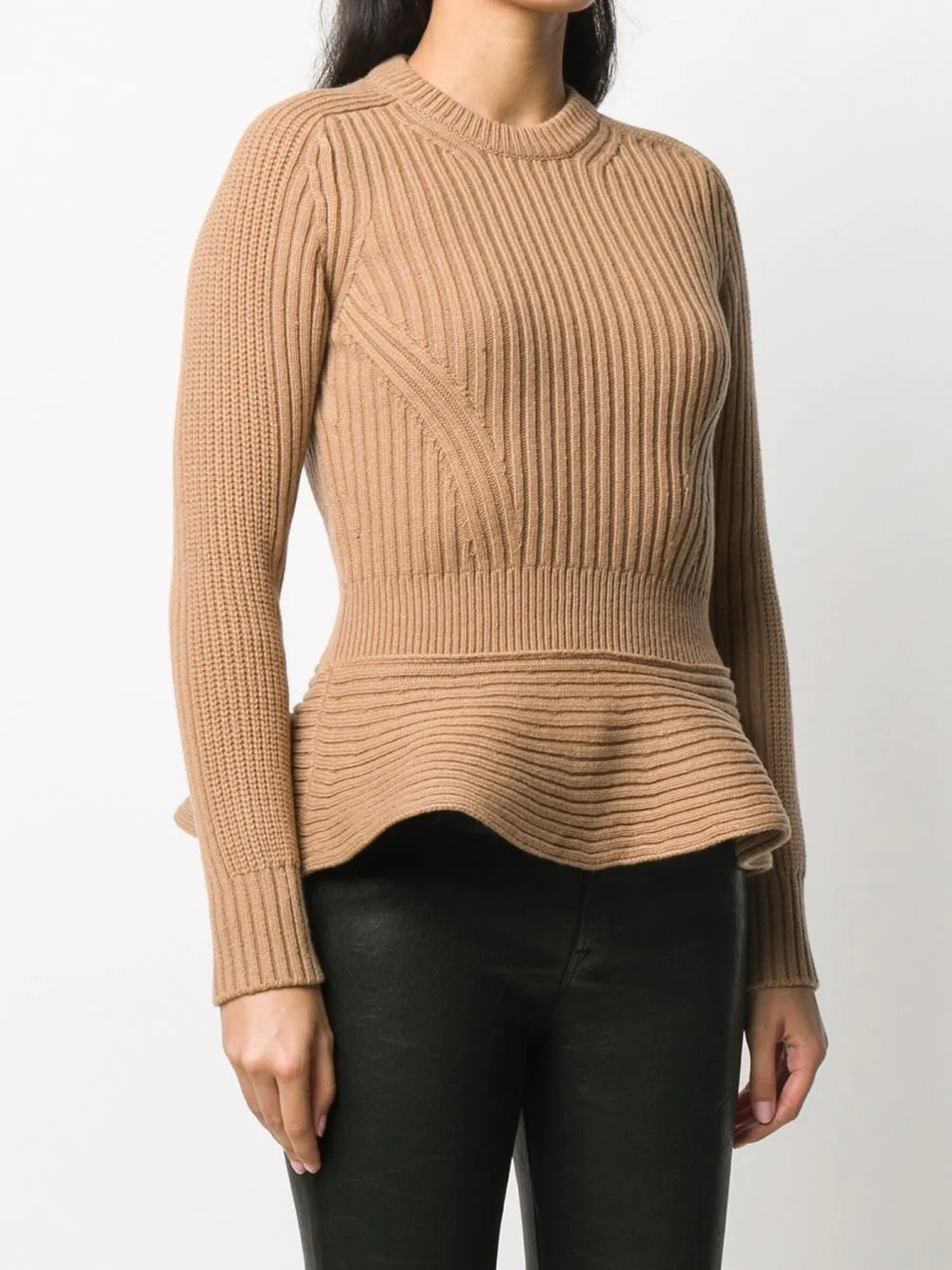 ribbed knit jumper - 3