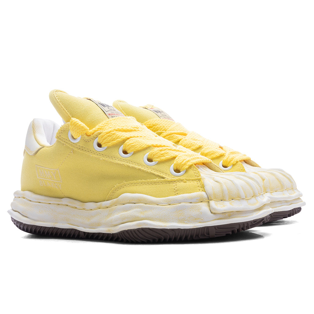 BLAKEY PUFFER LOW OG SOLE CANVAS GARMENT DYED - YELLOW - 2