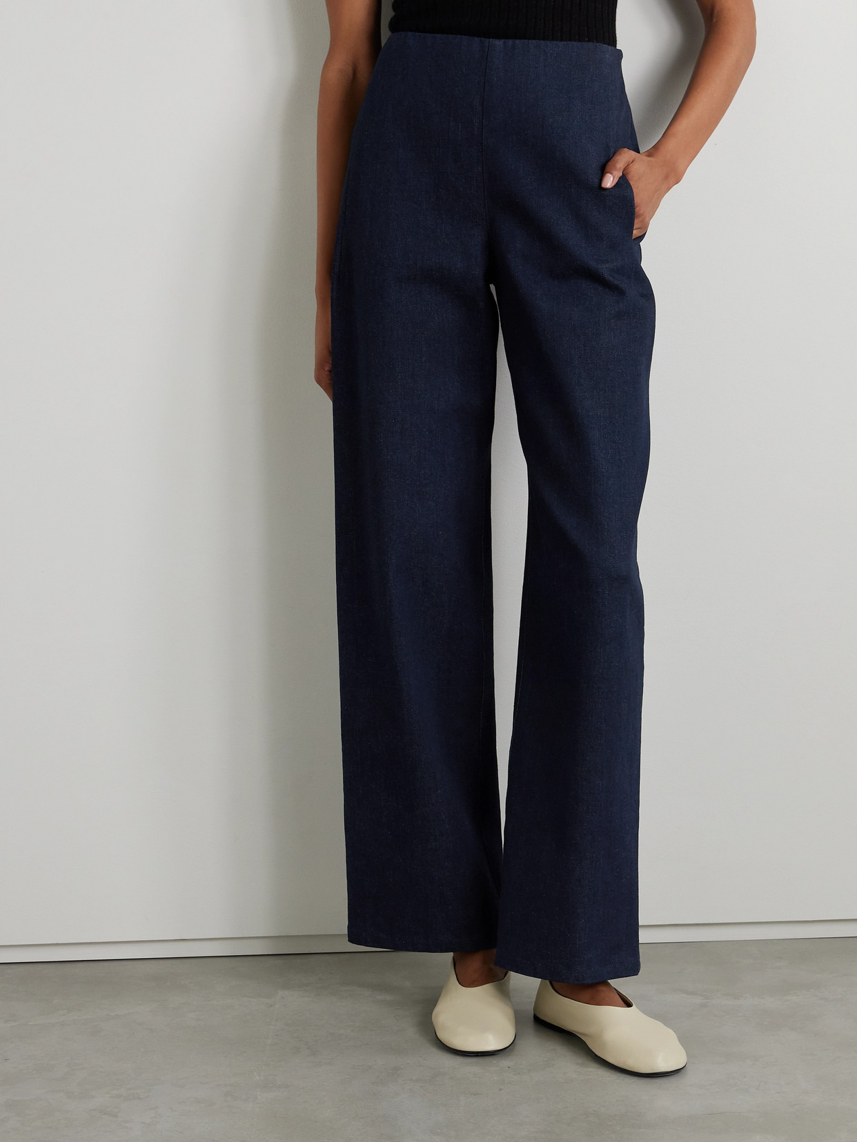 Jagger Cotton-blend Wide-leg Pants - 4