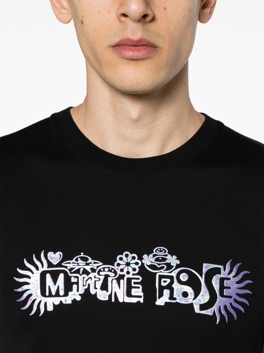 logo-print cotton T-shirt - 5