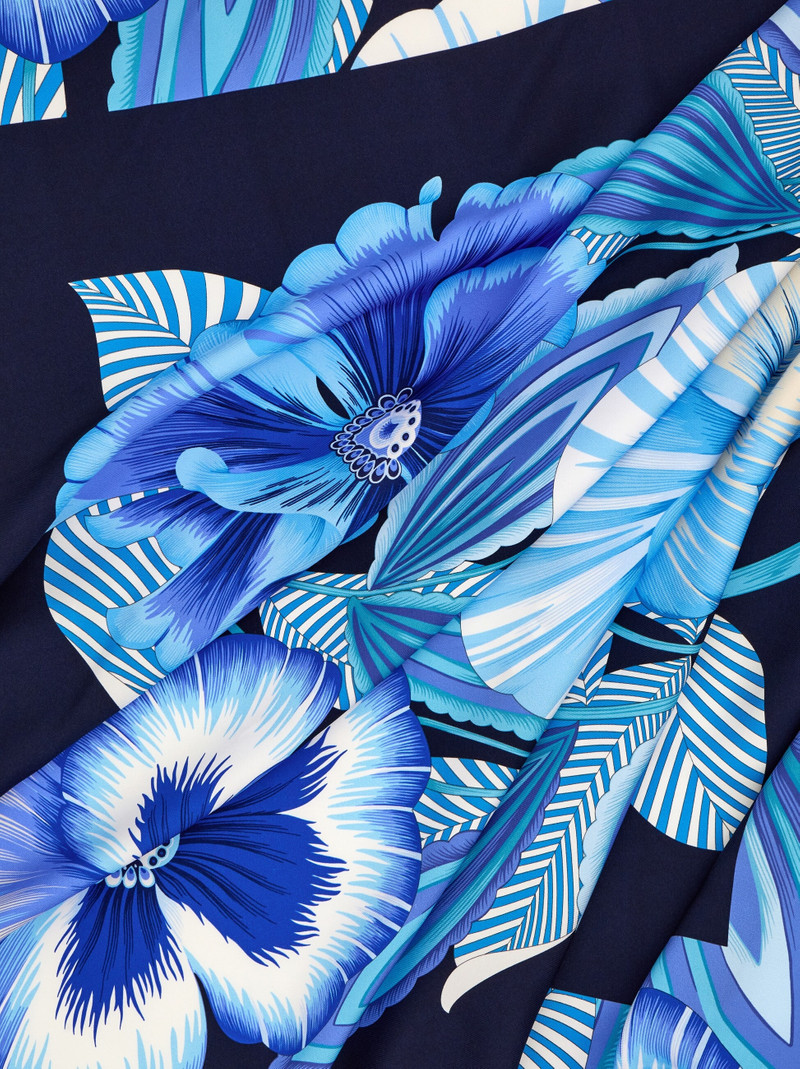 FERRAGAMO Brezza print silk scarf outlook