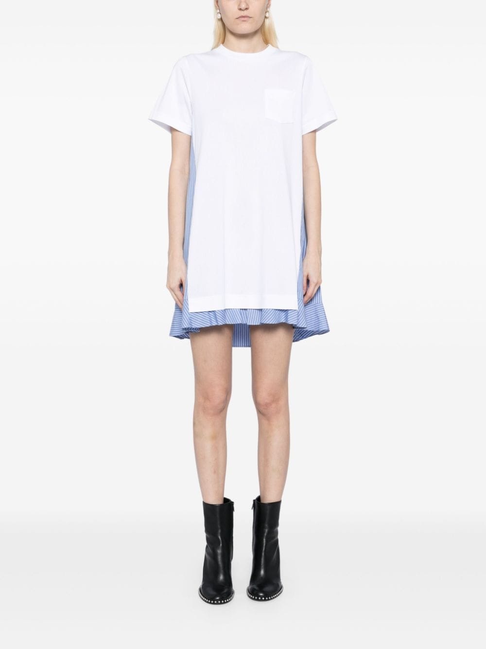 Cotton Poplin x Cotton Jersey dress - 2