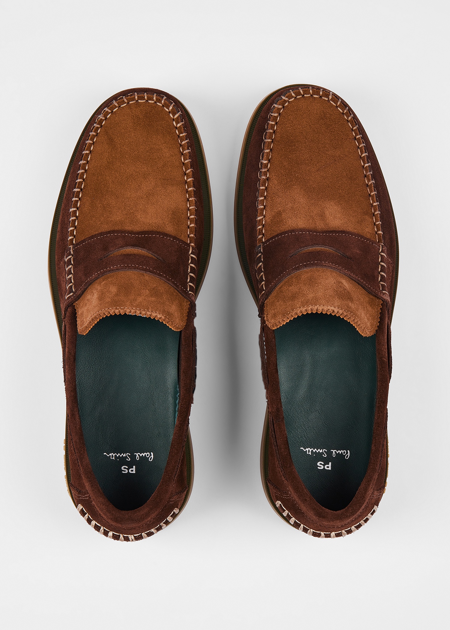 Brown Suede 'Tristain' Loafers - 5