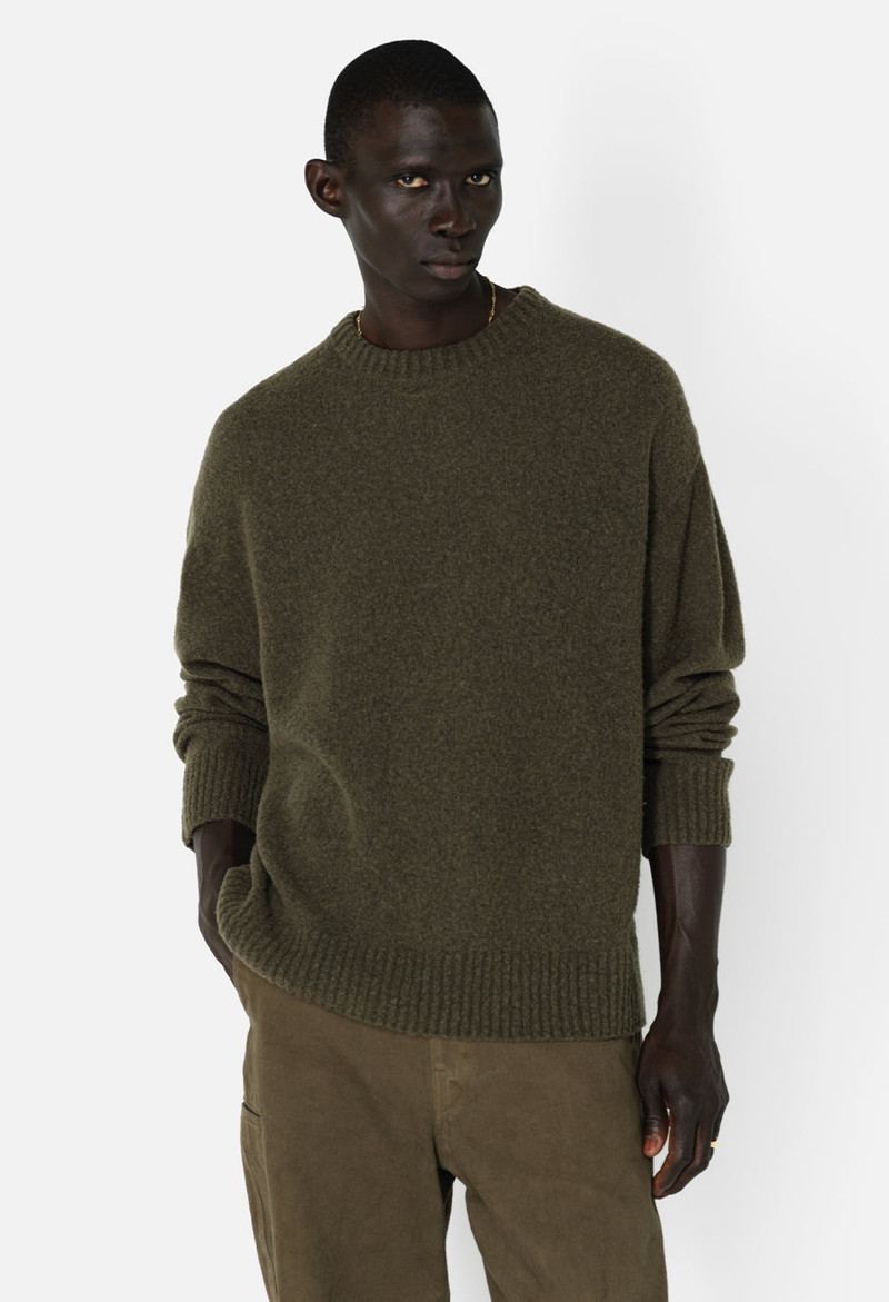 John Elliott WOOL POWDER KNIT CREW outlook