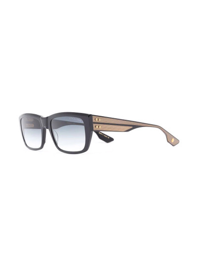 DITA gradient rectangle-frame sunglasses outlook