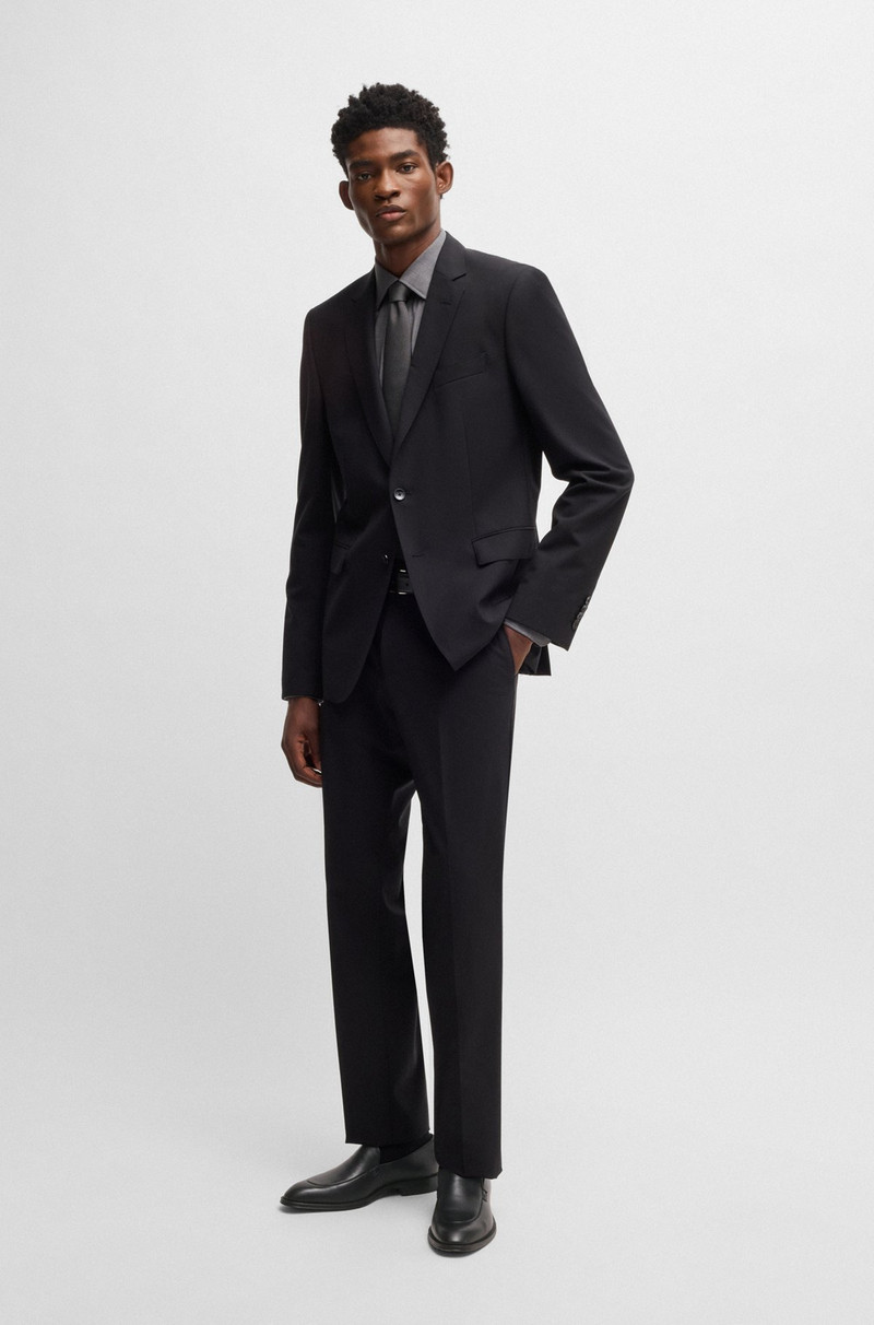 BOSS LEATHER LOAFERS WITH APRON TOE outlook