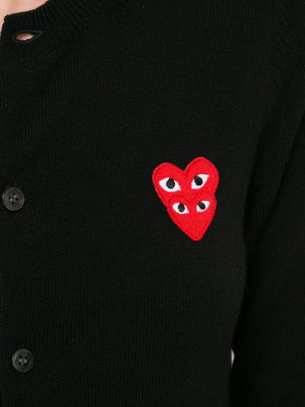 logo-embroidered cardigan - 5