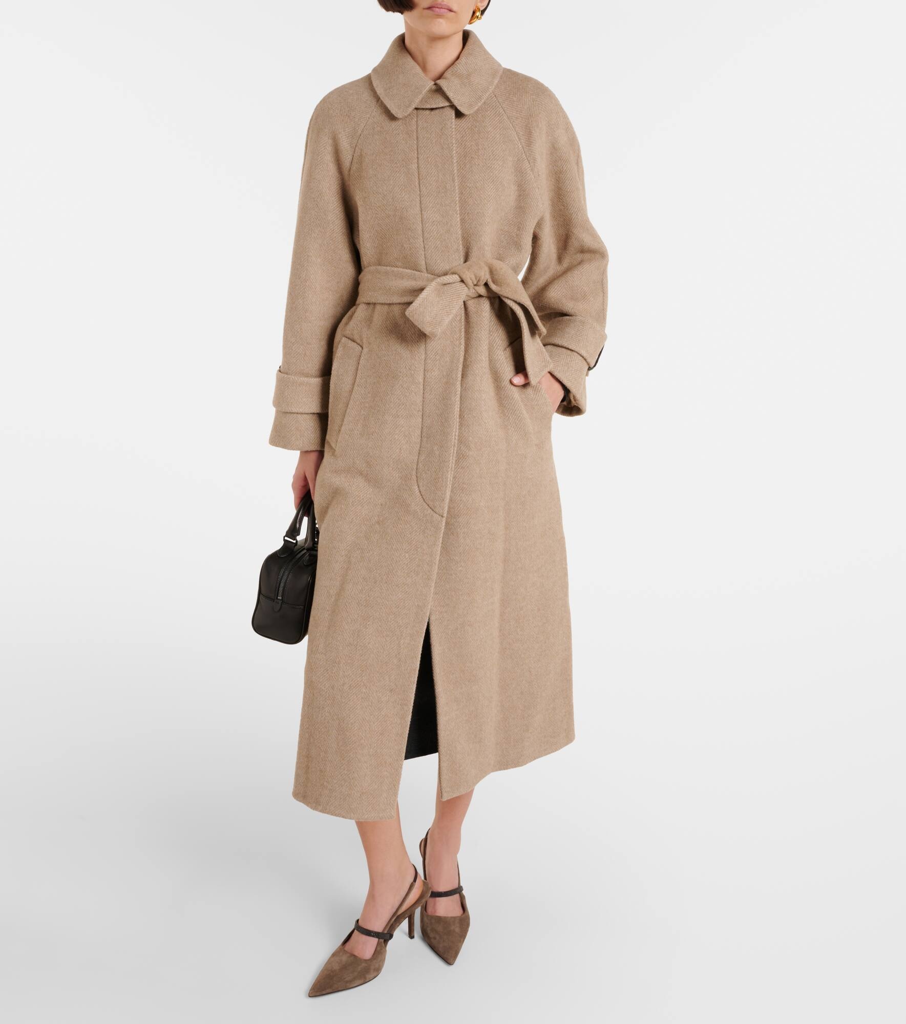 Wool and cashmere overcoat - 7