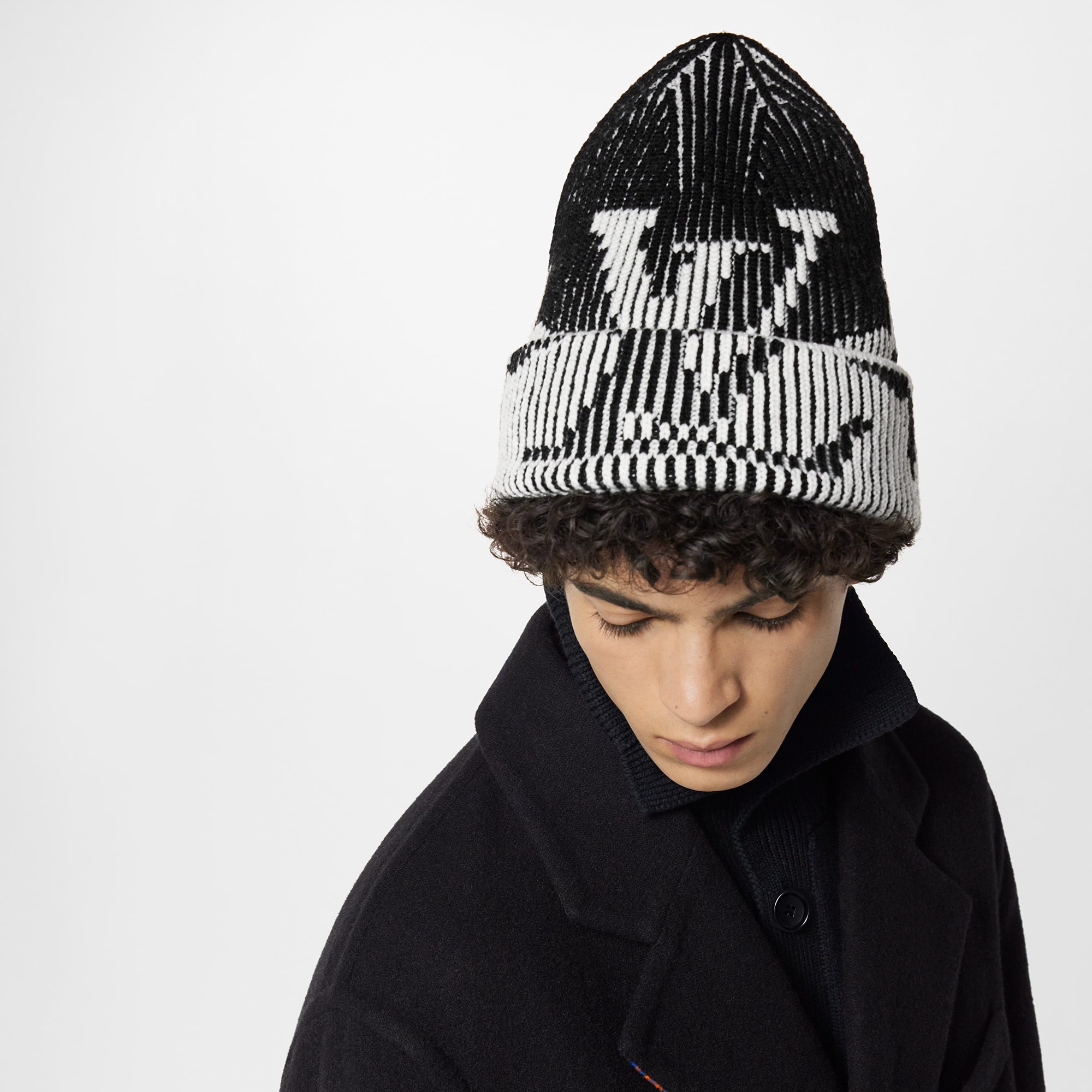 Rib Flower Beanie - 2