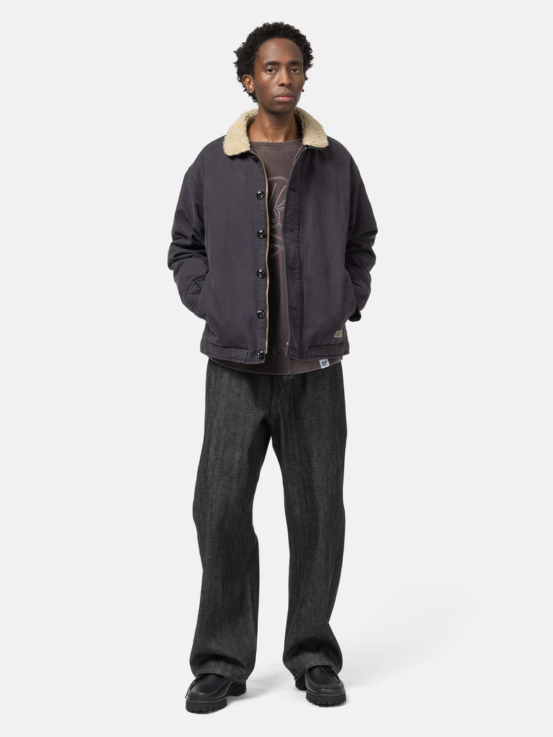 NEIGHBORHOOD Rigid Denim DP Wide Pants Black outlook