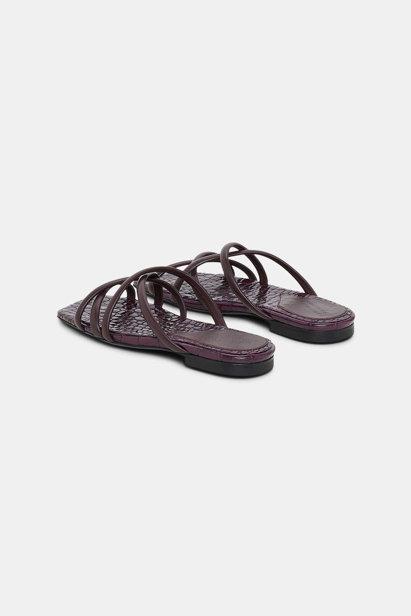 EXOTIC SHINE flat sandal 5