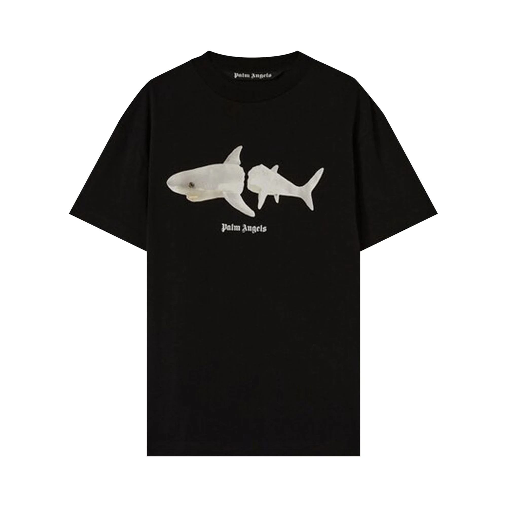 Palm Angels Shark Classic Tee 'Black/White' - 1