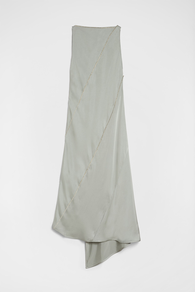 V-Neck Dress with Crystals 6