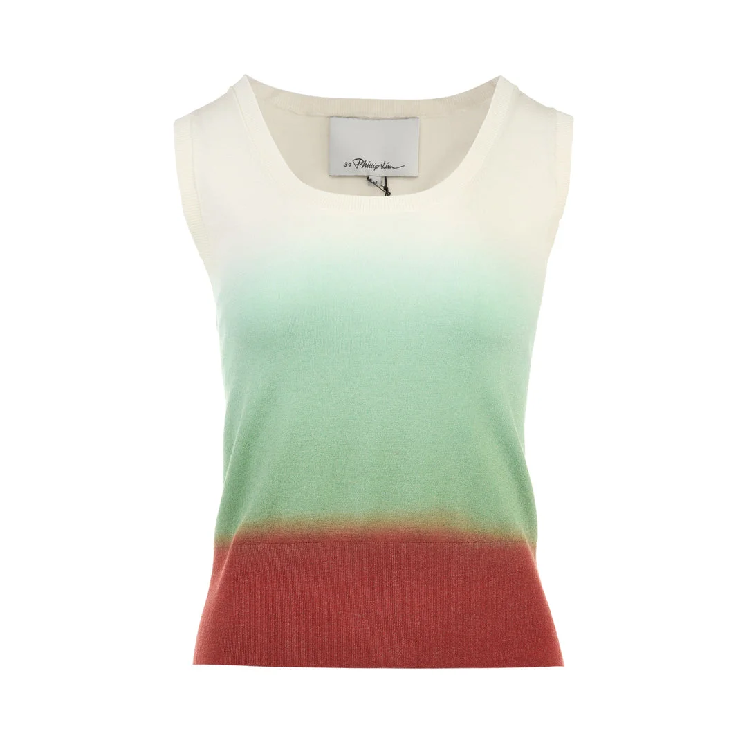 Ombre Scoop Neck Tank - 1
