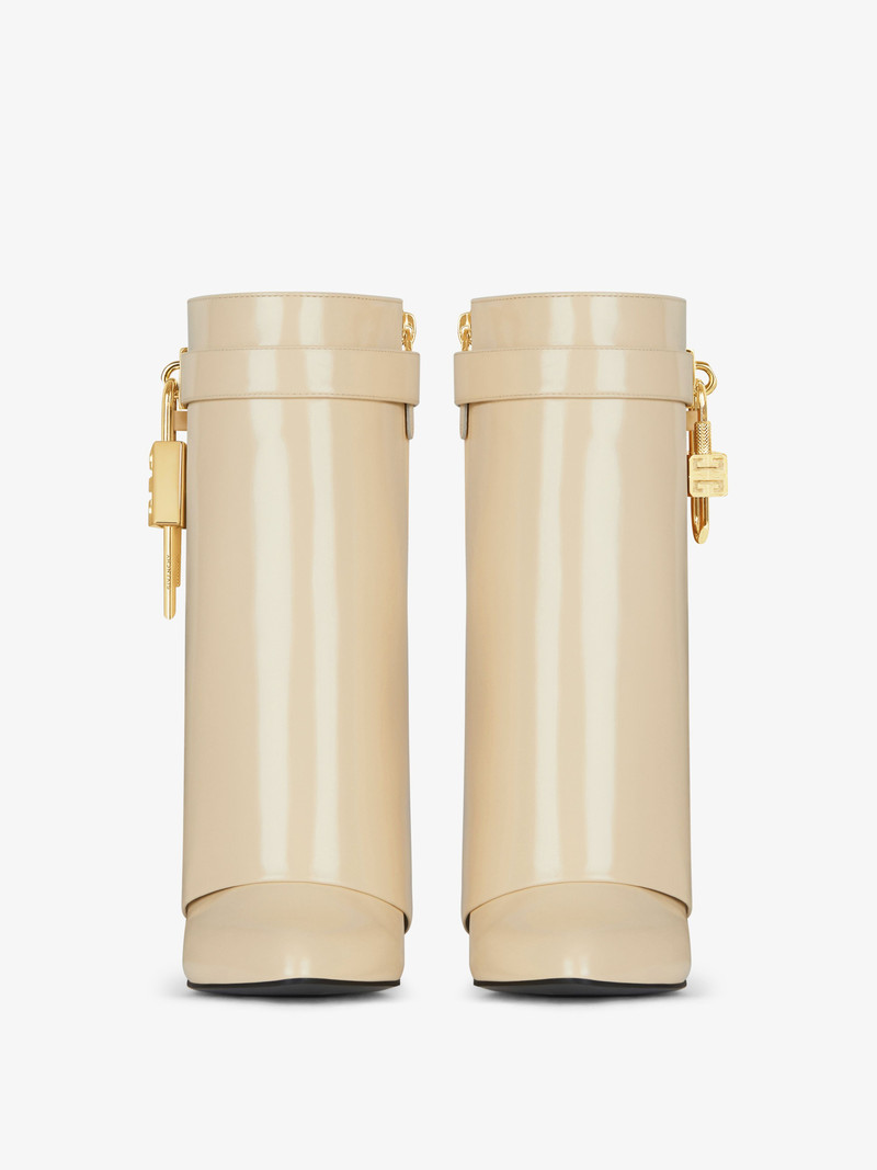 Givenchy SHARK LOCK ANKLE BOOTS IN LEATHER outlook