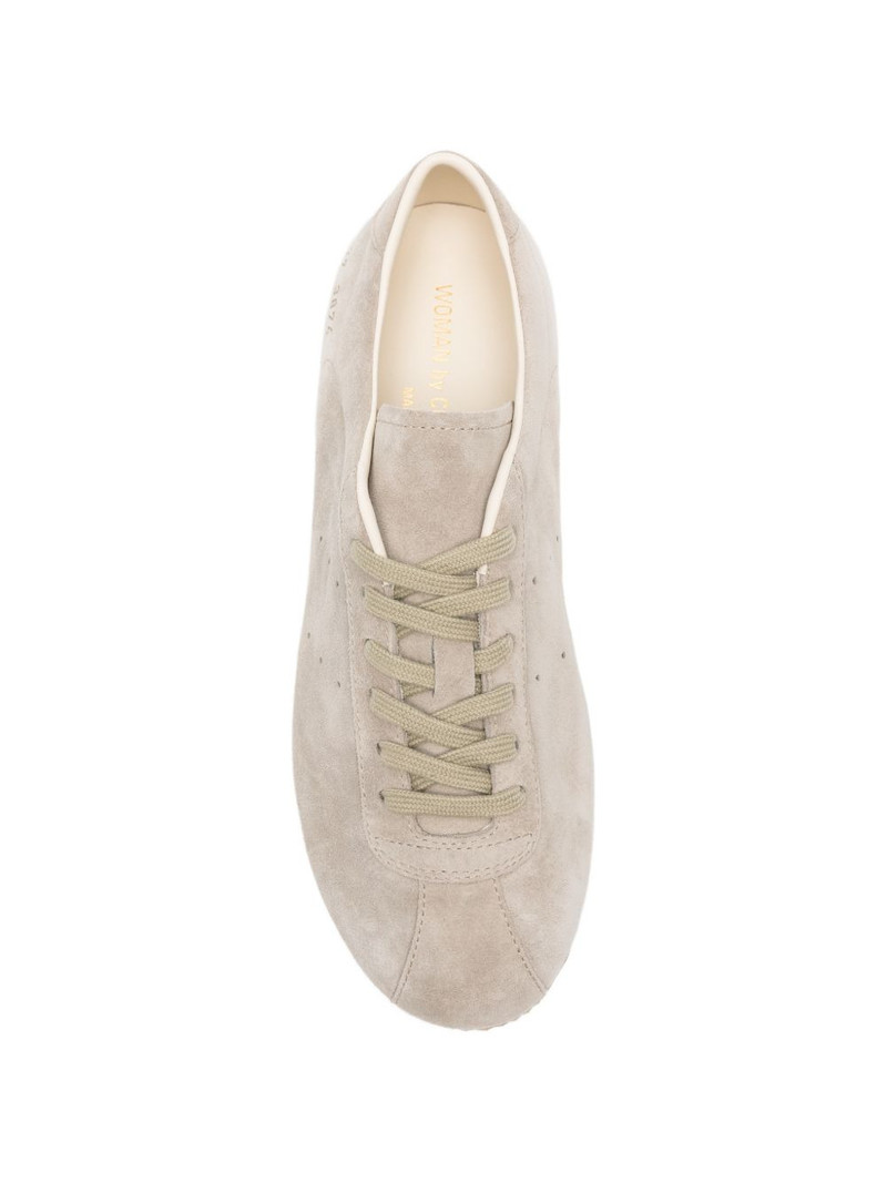 lace-up suede sneakers 4