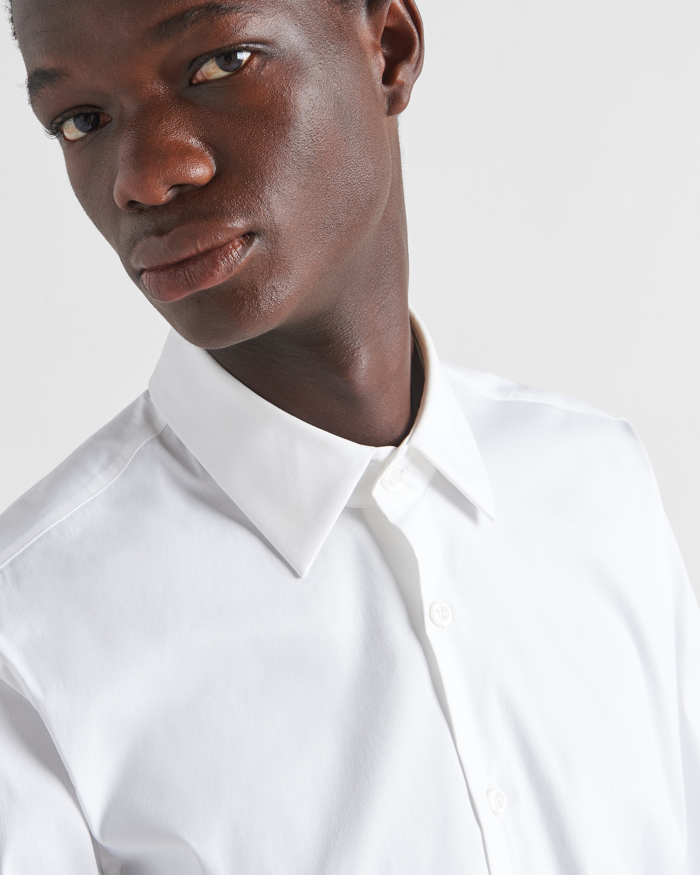 Stretch cotton shirt - 3