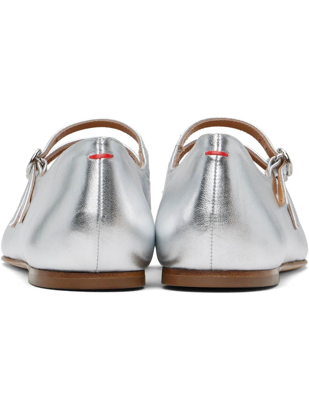 Silver Franny Ballerina Flats - 2