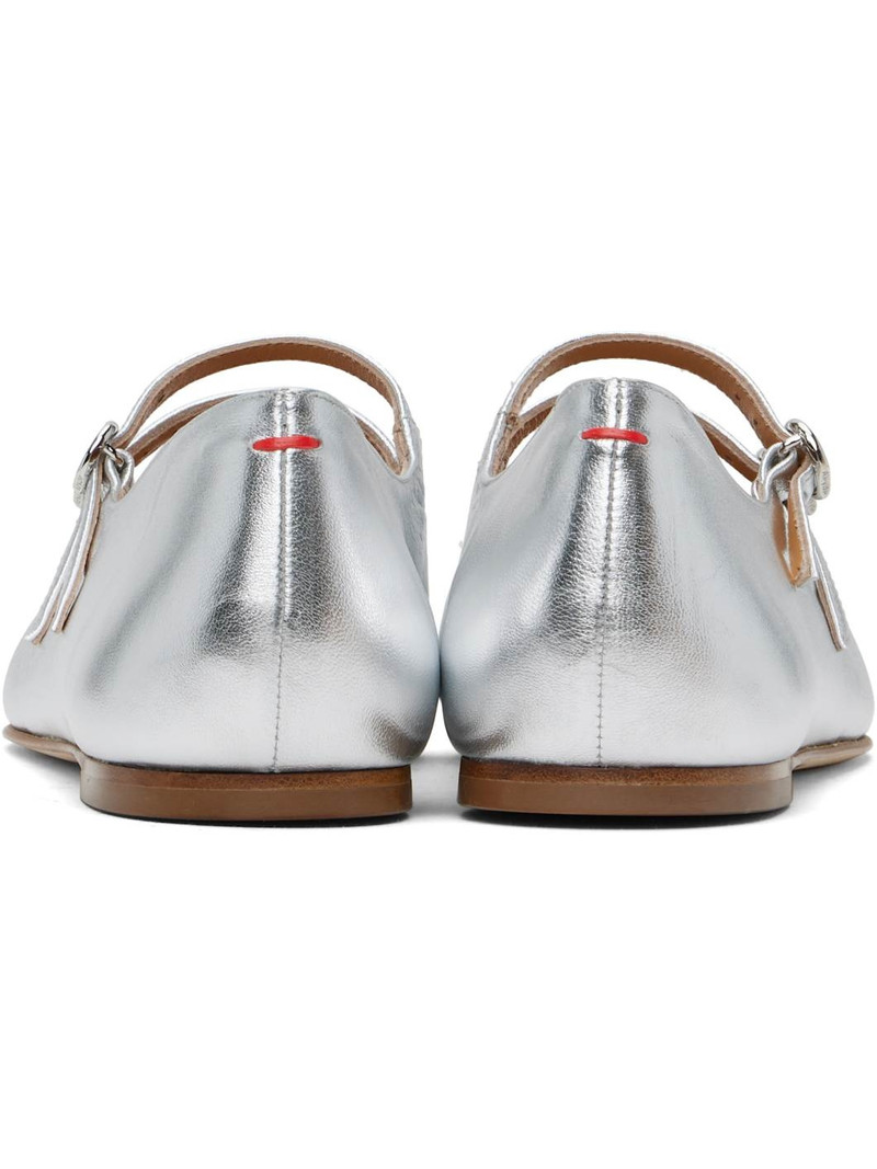 Silver Franny Ballerina Flats 2