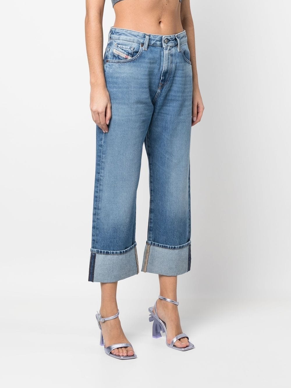 1999 cropped straight-leg jeans - 3