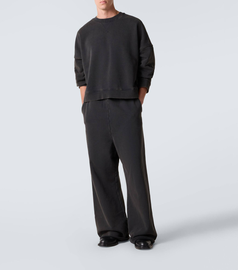 entire studios Cotton wide-leg sweatpants outlook