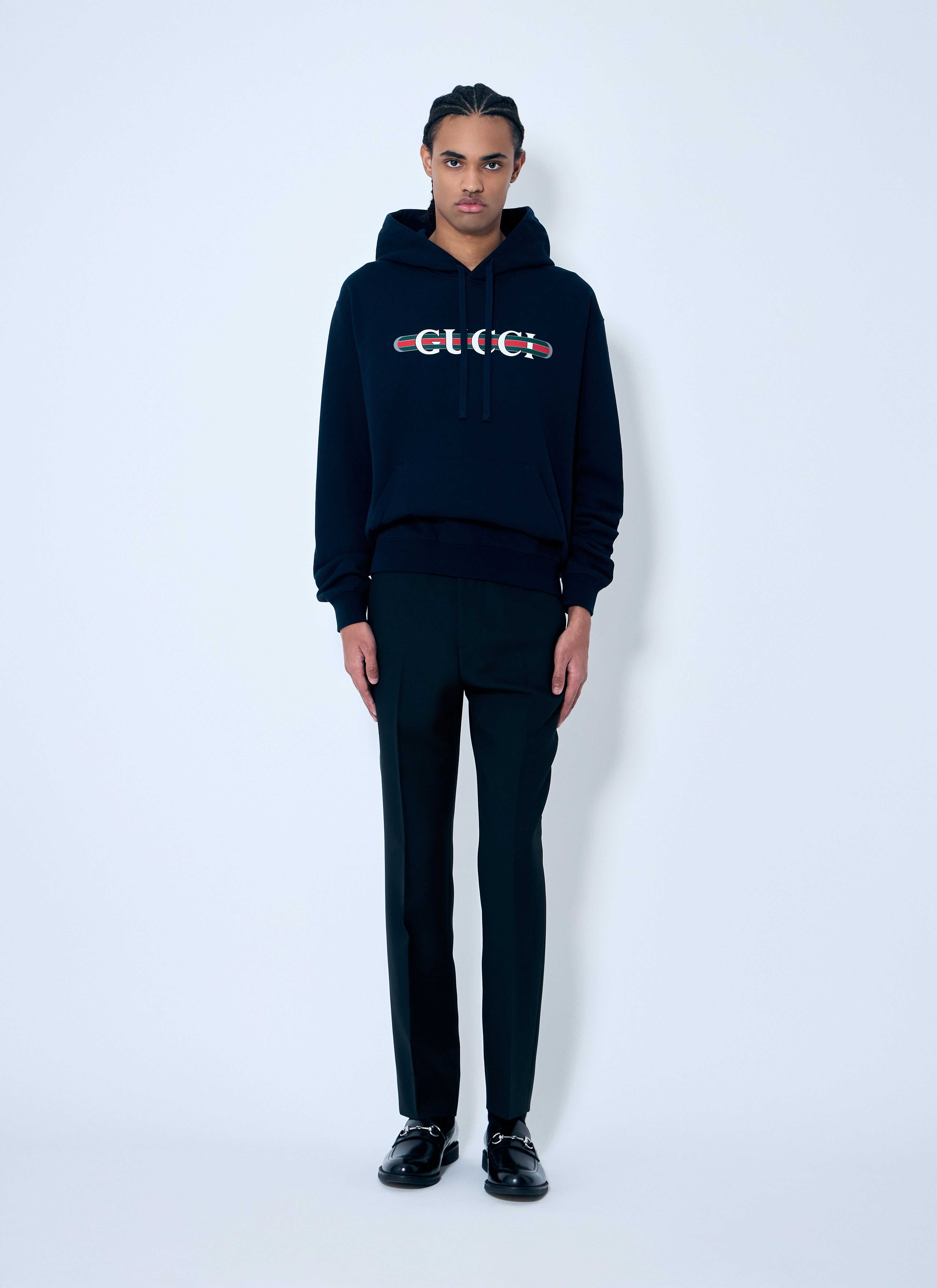 Logo Printed Hooded Sweatshirt - 2
