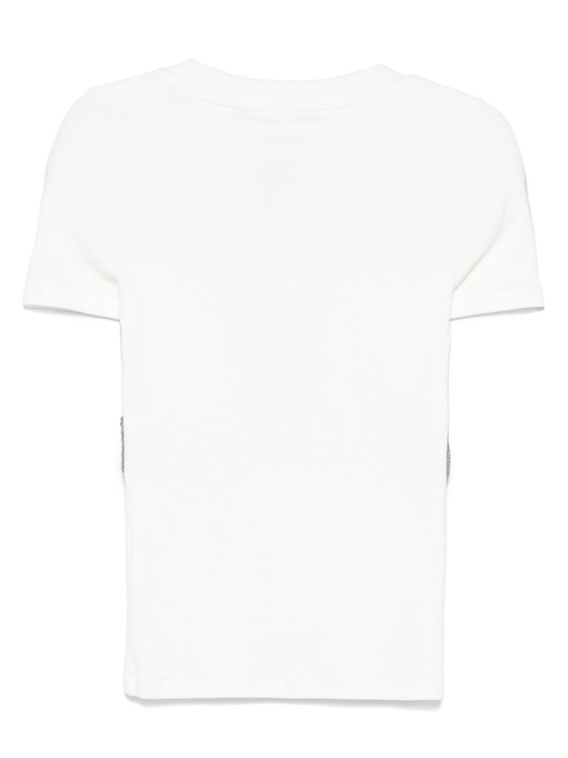 THE MANNEI crochet-detailed T-shirt outlook