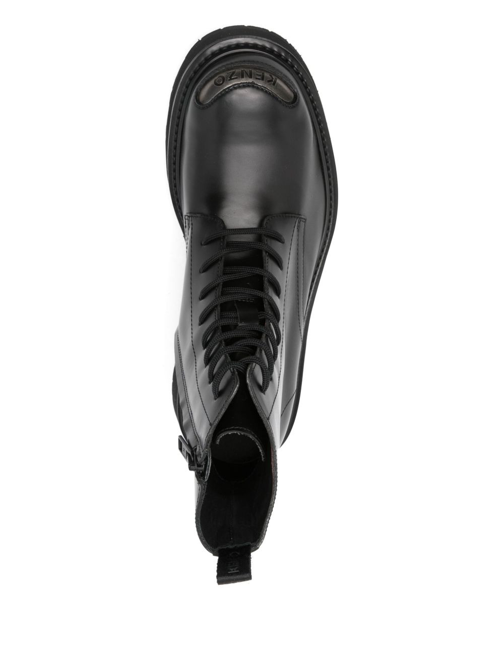 lace-up leather boots - 4