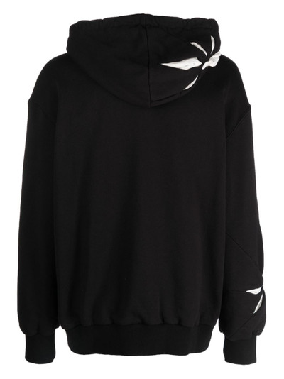 KUSIKOHC Origami cotton hoodie outlook