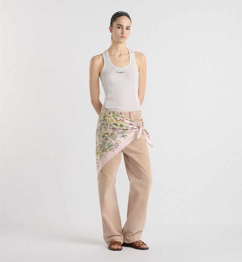 Dior D-Floral 90 Square Scarf outlook