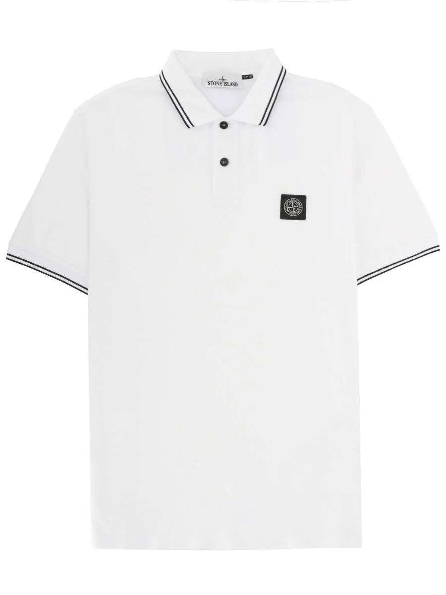 Stone Island Men Polo With Logo - 1