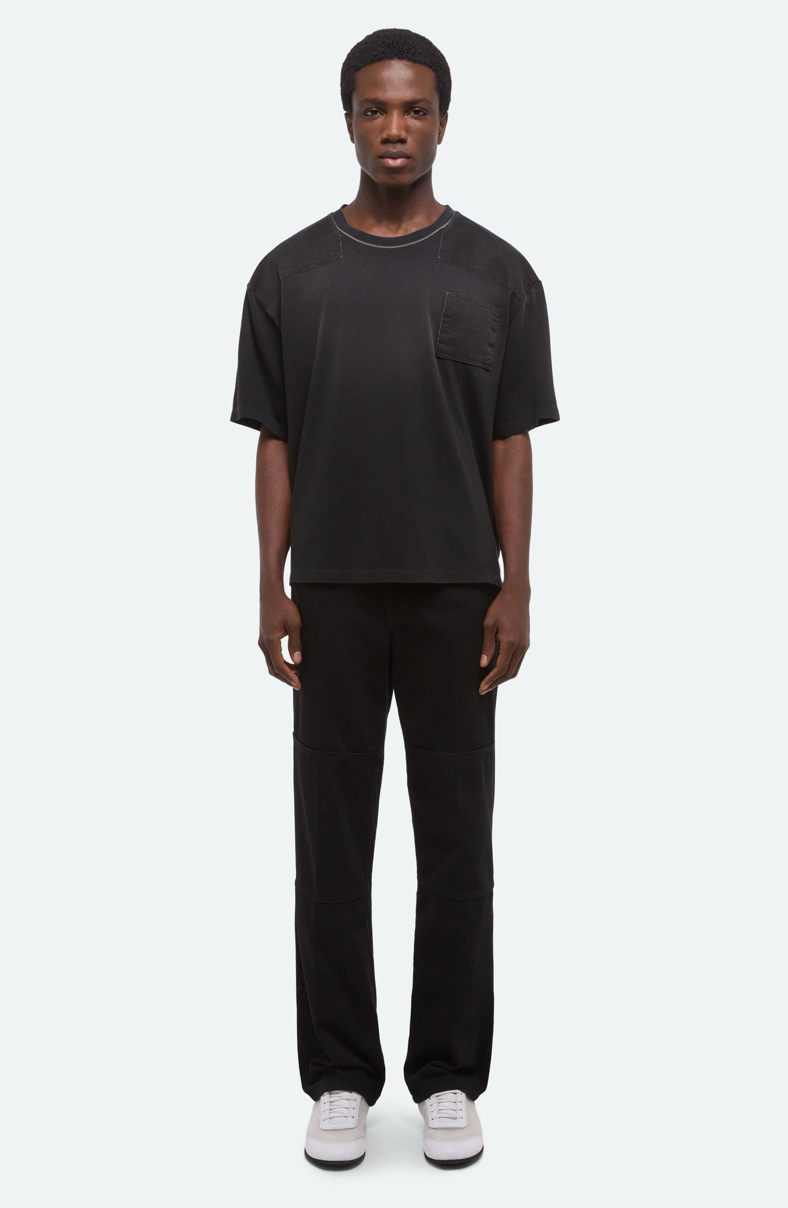Helmut Lang Patch Cotton T-Shirt in Black at Nordstrom - 6