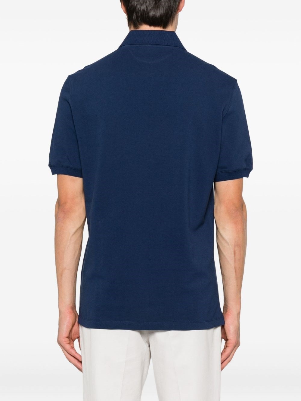 Logo cotton polo shirt - 4