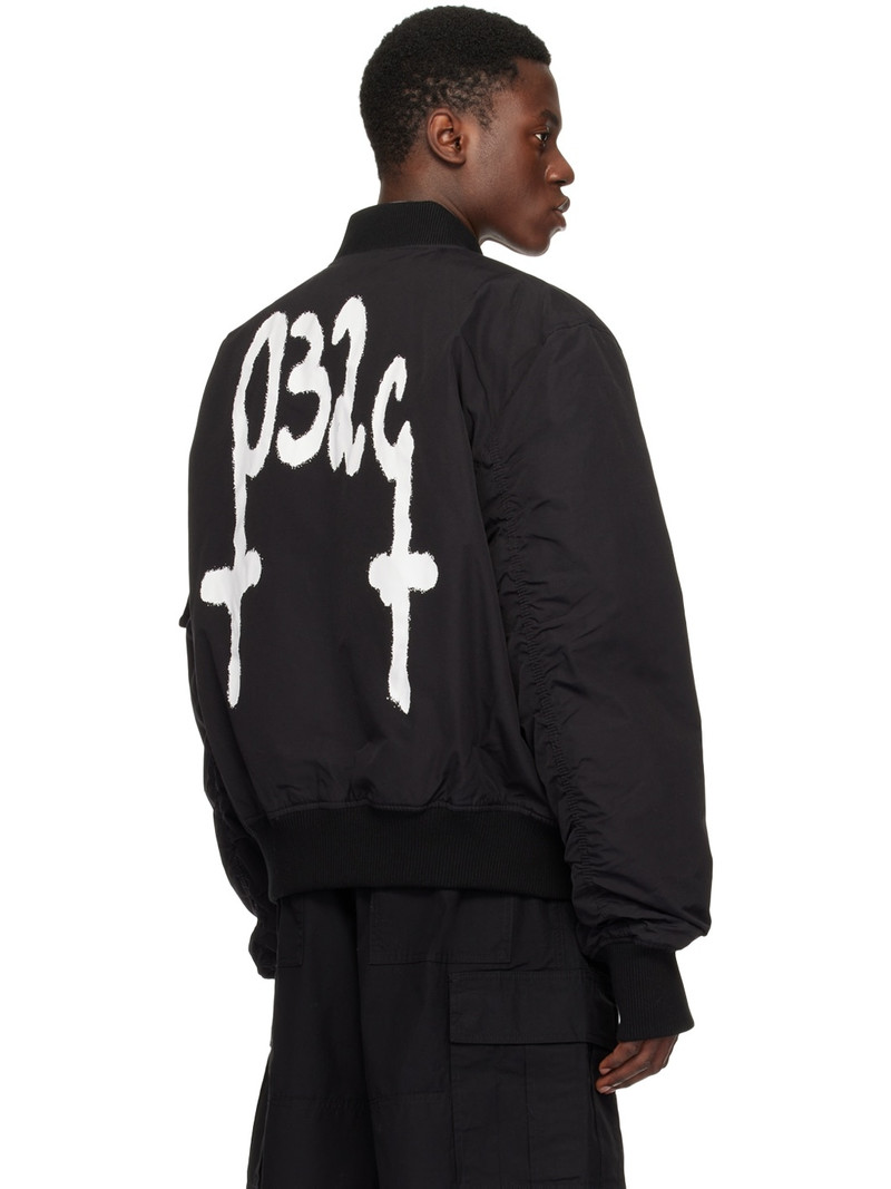 Black Mayhem Bomber Jacket 3