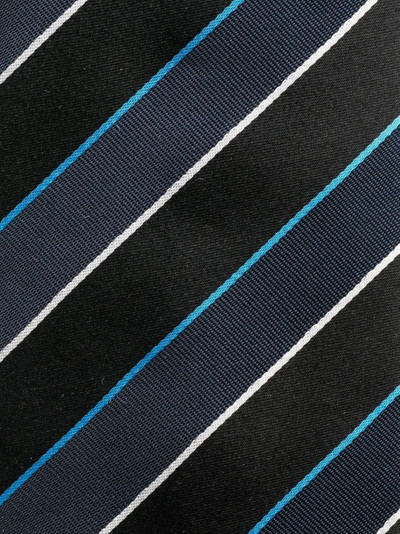 Lanvin diagonal stripe silk tie outlook