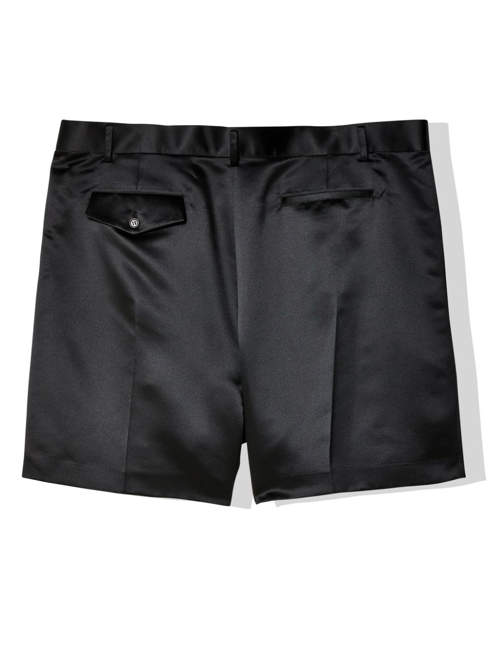 satin tailored shorts - 2