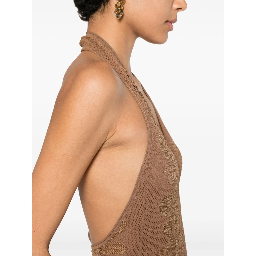 Saint Laurent Brown Tops - Vests & Tank Tops Women - 5