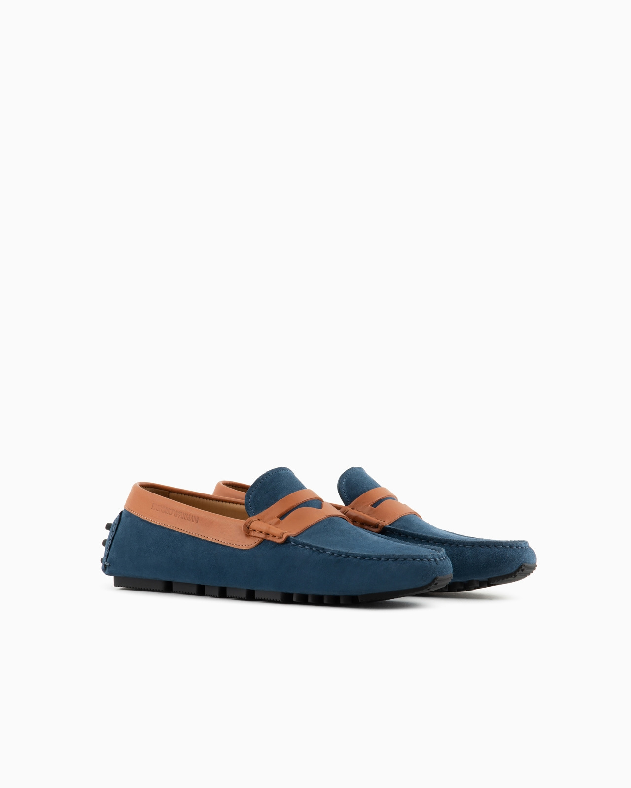 Crust leather driving loafers - 2