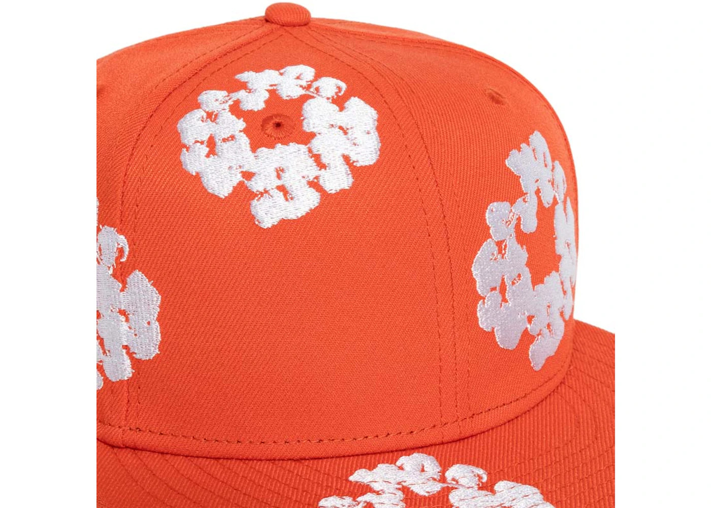Denim Tears New Era Cotton Wreath 59/50 Cap Orange - 3