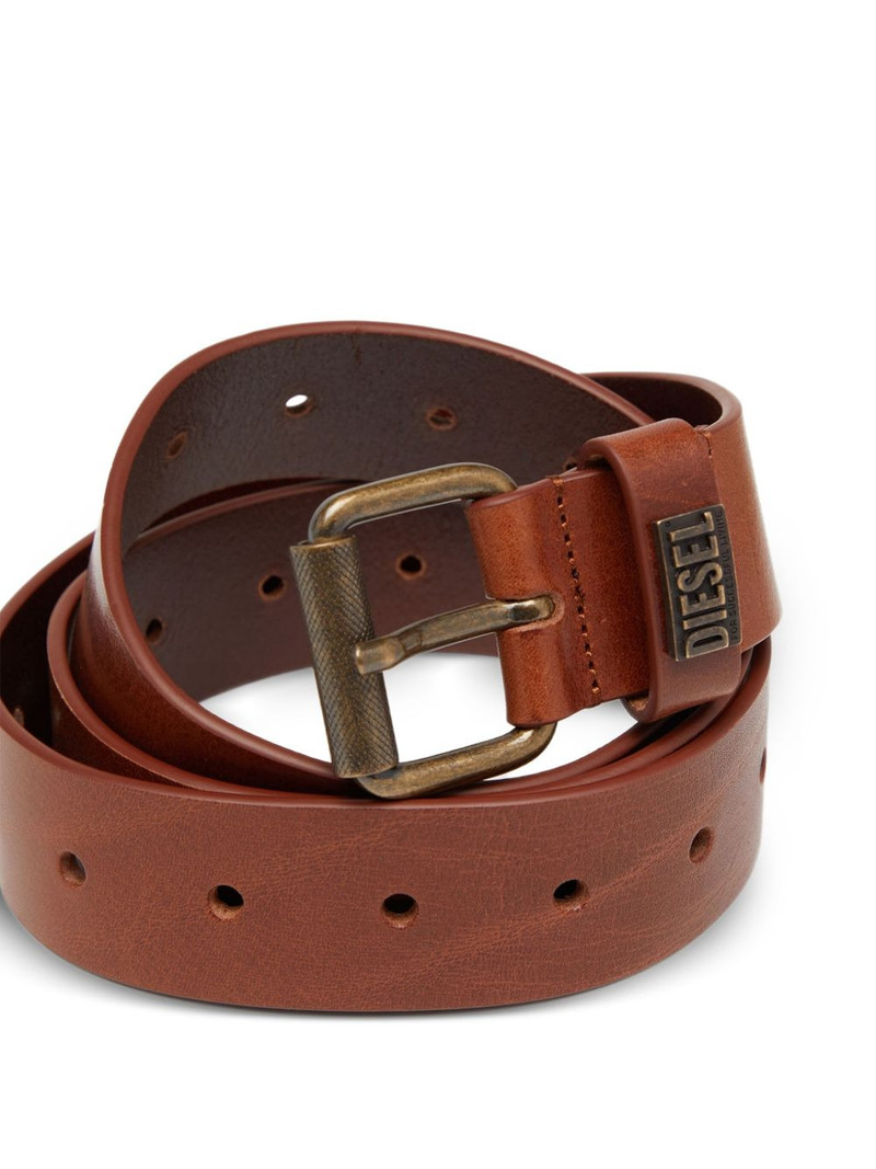 Diesel logo-plaque belt outlook