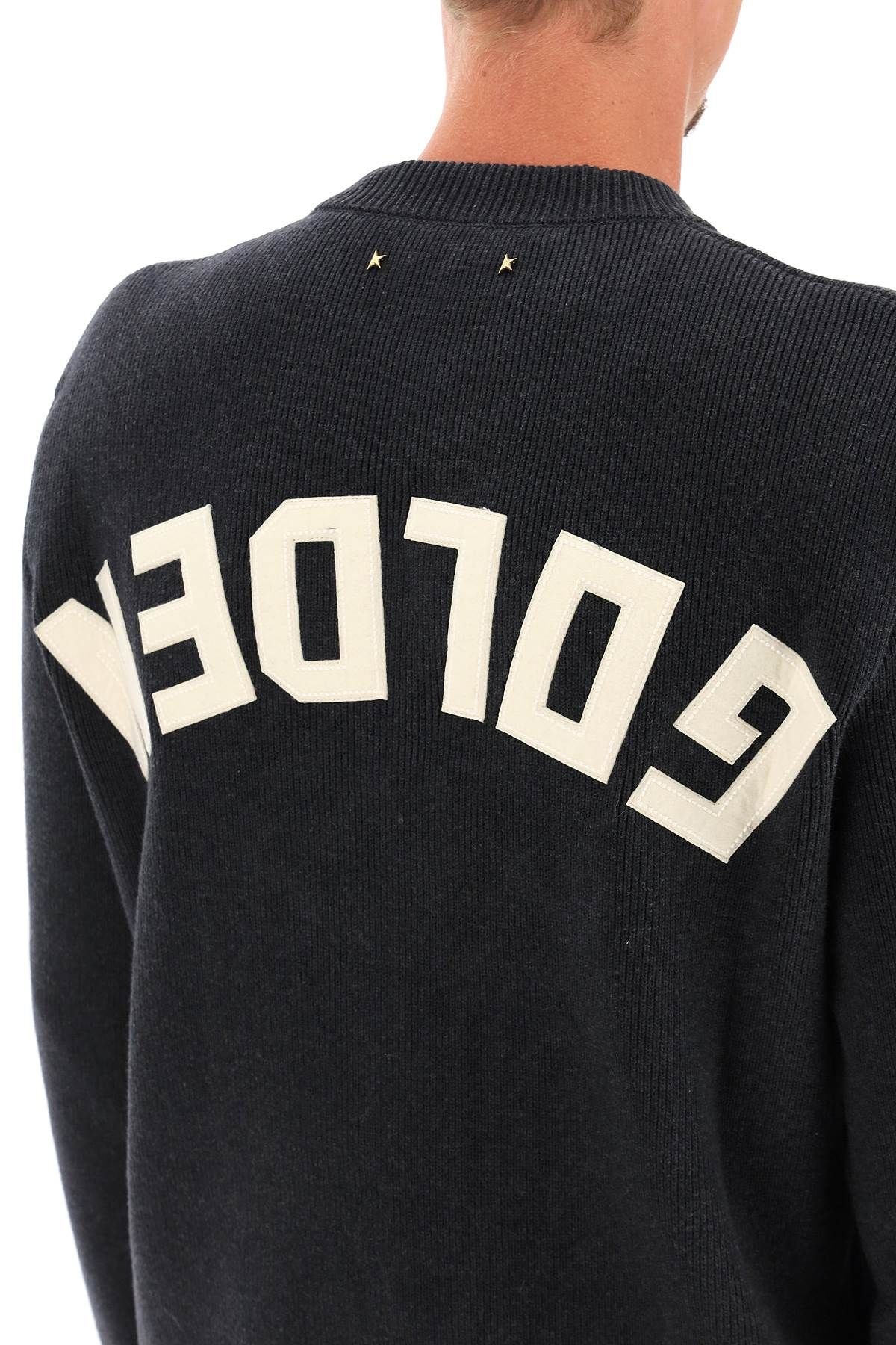 DAVIS COTTON SWEATER WITH LOGO - 5