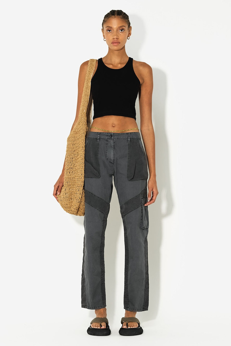 John Elliott GEMINI RIB CROPPED TANK outlook