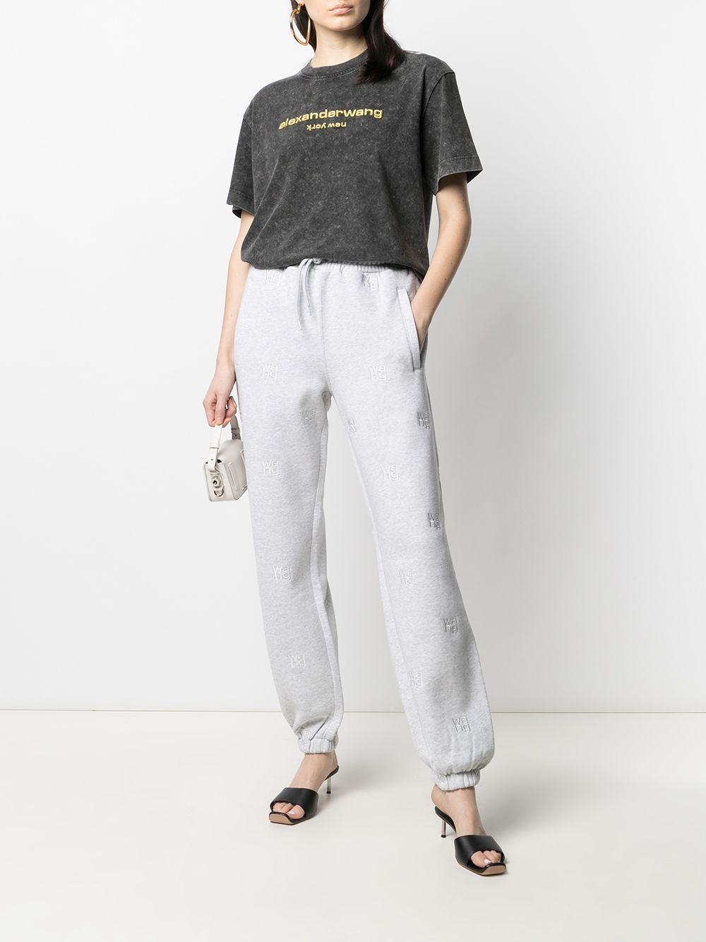 all-over logo track pants - 3